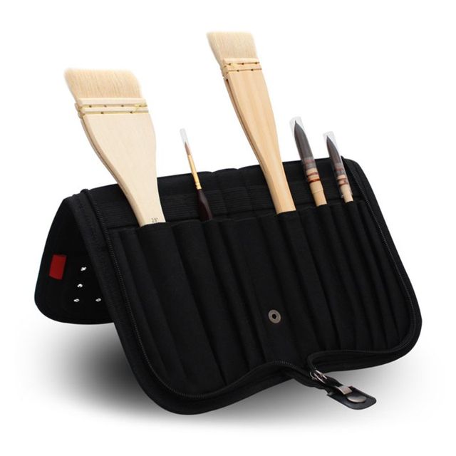 Acrylic Paint Brushes Case, Watercolor Brush Holder